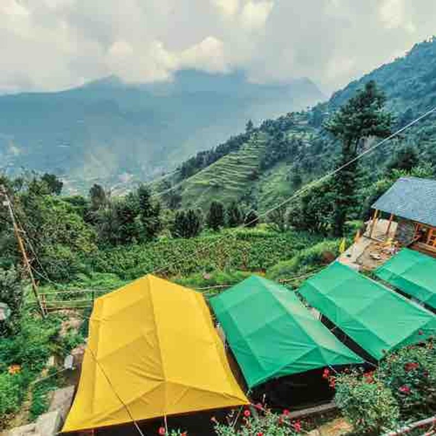 Bogchi Camping in Mandi, Himachal Pradesh
