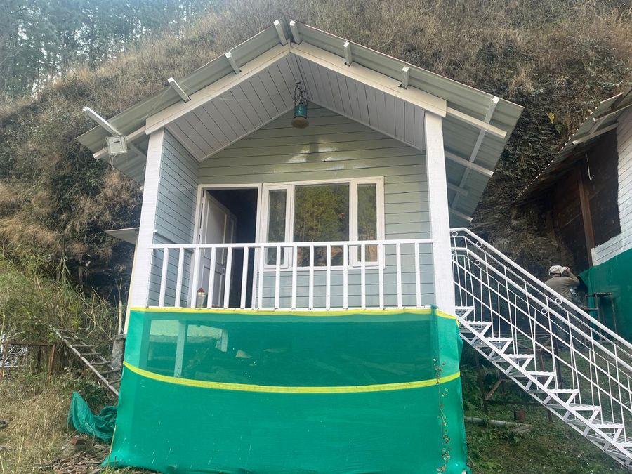 camp peach valley in rajgarh, Himachal Pradesh