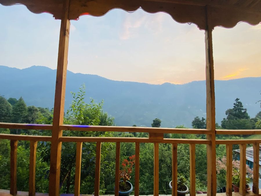 Holy mountain in Kullu, Himachal Pradesh