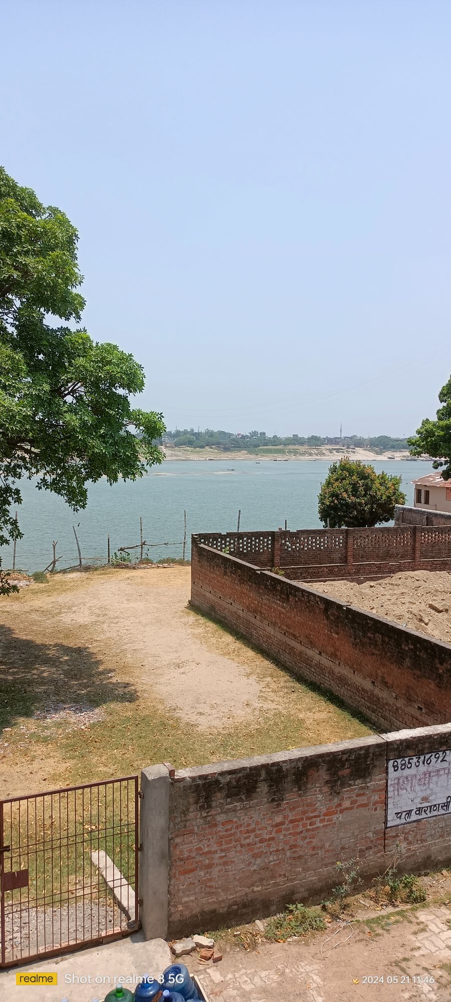 Sunrise ganga view in varanasi, uttar pradesh