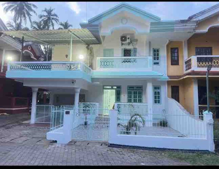 Exterior building entrance view at viva goa luxury villa