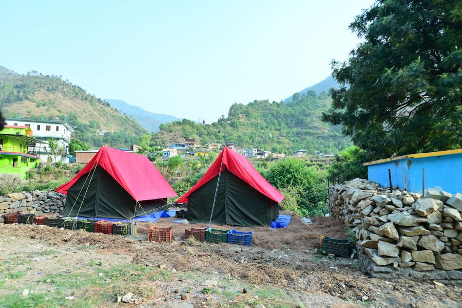 Natural diary camping Devalsari in devalsari, uttarakhand