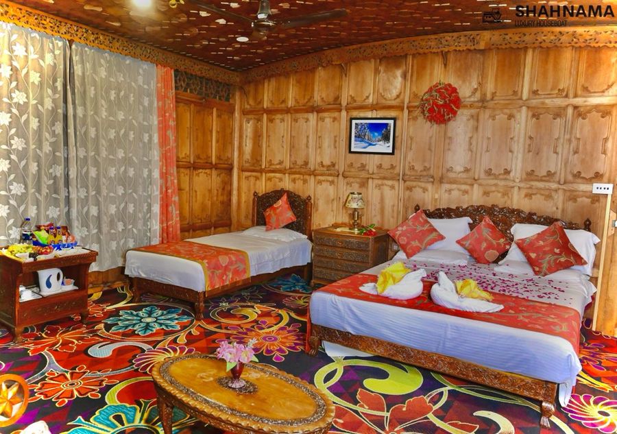 Shahnama luxury houseboat in Srinagar Jammu and Kashmir, Jammu and Kashmir