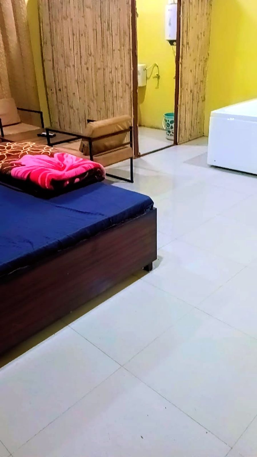 Terrace Garden Bamboos HutJacuzzi setup in Mohali, Punjab