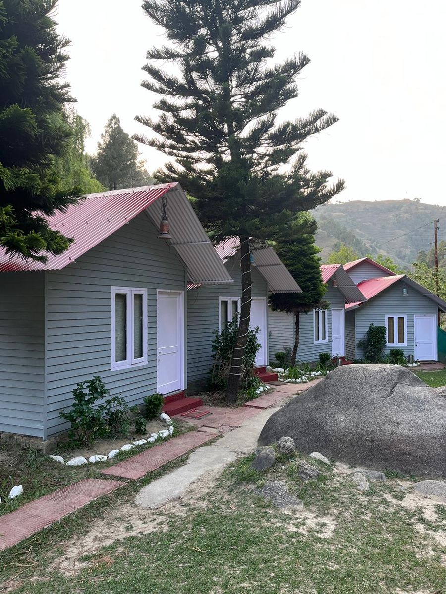 camp peach valley in rajgarh, Himachal Pradesh