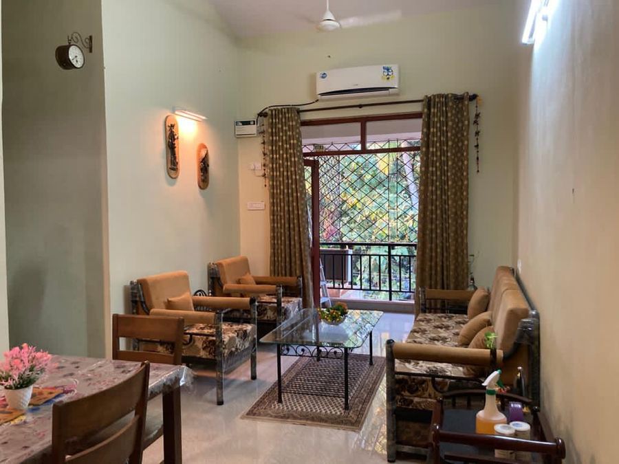 Lavender 2 bhk home by Ravi&Jazz in Arossim, Goa
